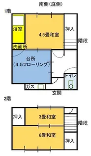 阿部借家【1階】の間取り