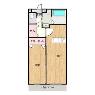 ディアコート桜【3階】の間取り