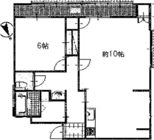 明和マンション【2階】の間取り