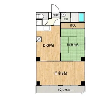 グランディ・マン【2階】の間取り