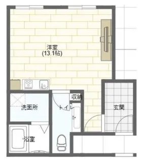 ボーベル西神島【5階】の間取り