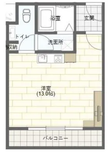 ボーベル西神島【4階】の間取り