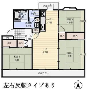Alively久松台【2階】の間取り