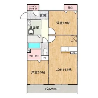 FORT RISE【4階】の間取り