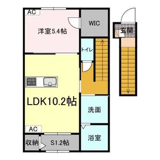 ミステール【2階】の間取り