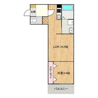 Pacific athe【2階】の間取り