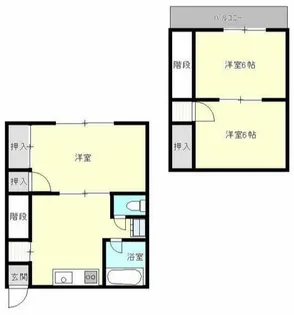 リーヴェンハイム【1階】の間取り