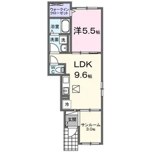 エターナリア【1階】の間取り
