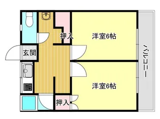 ラピタ道上【2階】の間取り