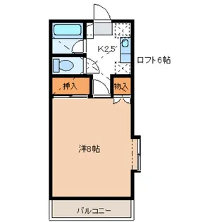 コーポサラ【201号室】の間取り