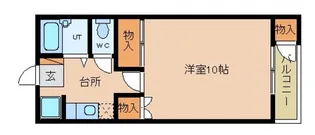 ロフティ幸町【202号室】の間取り
