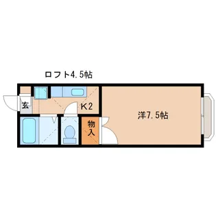 東原メゾン【203号室】の間取り