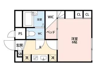 Ritz香里園【2階】の間取り
