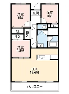 寝屋川サンハイツA棟【703号室】の間取り