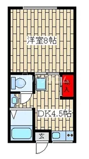 グランドハイツ【102号室】の間取り