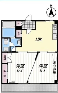 東京都品川区南品川4丁目【マンション】の間取り