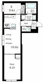 東京都大田区池上5丁目【マンション】の間取り