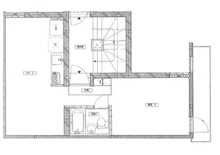 東京都目黒区三田2丁目【マンション】の間取り