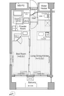 東京都港区白金台2丁目【マンション】の間取り