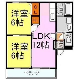 フルーレ【202号室】の間取り