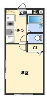 サクシードハイツ北条【1階】の間取り