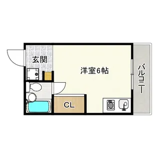 ローズレジデンス西八代【3階】の間取り