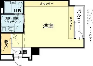 宝殿ヤングパレスⅡ【202号室】の間取り