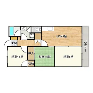 ヤナギマンション【402号室】の間取り