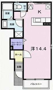 グレート リバー・y【104号室】の間取り