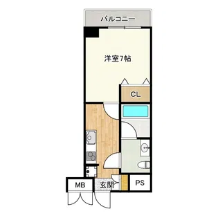 MK FORT【505号室】の間取り