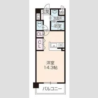 OA FLAT西延末【203号室】の間取り
