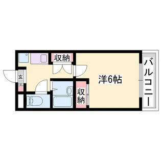 カルム北条【1階】の間取り