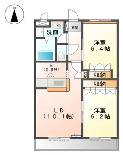 ファイン グランディール【1階】の間取り