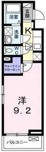 ルミエール・メゾンⅡ【103号室】の間取り