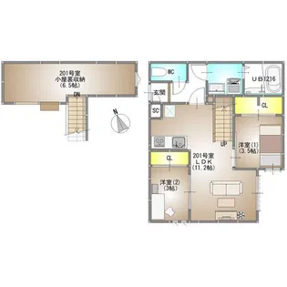 仮称)GRANDTIC-L 船橋町【2階】の間取り
