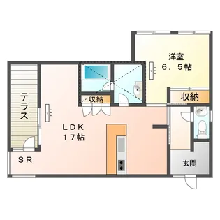 TIMBERED TERRACE【3階】の間取り