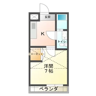 キャロットハウス5番館【308号室】の間取り