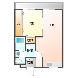 パークサイド桜木Ⅰ【3階】の間取り