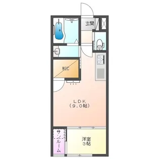 グラン・エリタージュ【203号室】の間取り