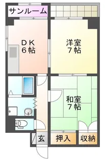 ザ レジデンス【403号室】の間取り