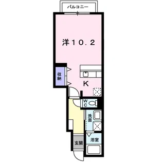 カーサ・セレノⅡ【1階】の間取り