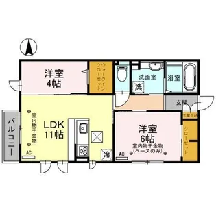 LIVERLA【1階】の間取り