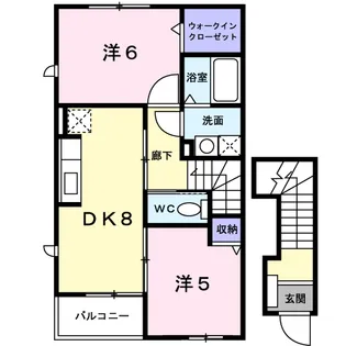 ミルト【2階】の間取り