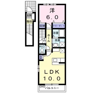 ボヌール【2階】の間取り
