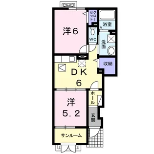 グラン・シャリオ【1階】の間取り
