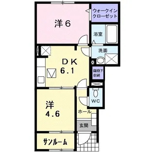 ボッシェ【1階】の間取り