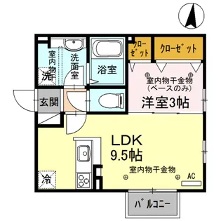 VILLAGRANDEEⅡ〜ヴィラグランデⅡ〜 B棟【2階】の間取り