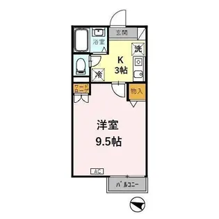 プレジール・クレスト【2階】の間取り