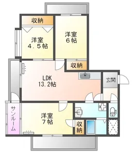 サクセス加賀【4A号室】の間取り