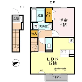Seyny島田【2階】の間取り